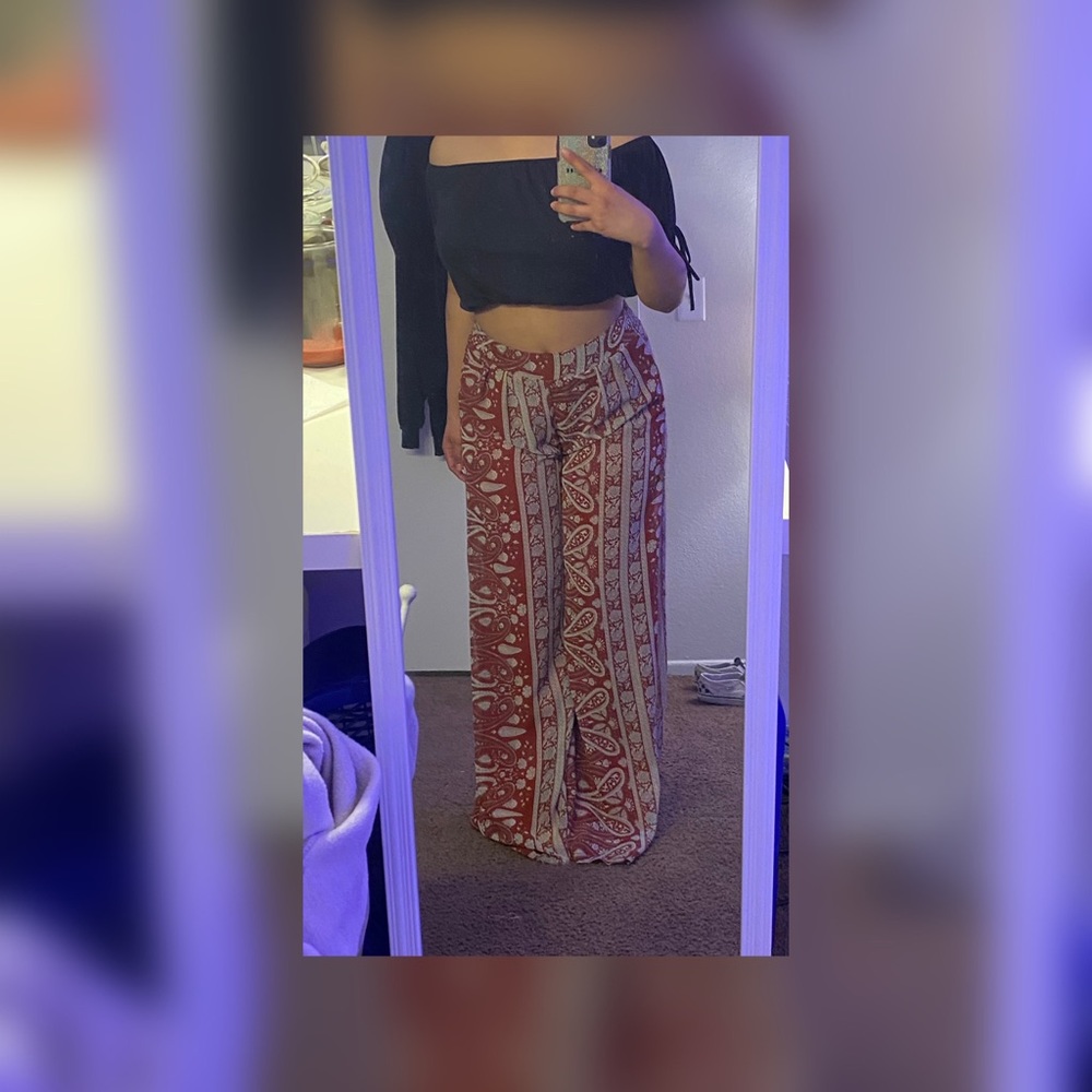 Patterned Summer Trousers - Picture 2 of 3